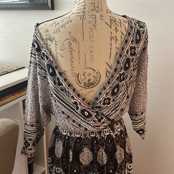 Free People midi paisley boho Dress - M - Picture 3 of 9